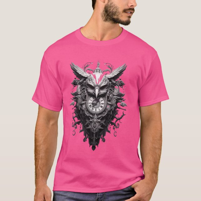 German Black Forest Cuckoo Clock, German Tradition T-Shirt (Front)