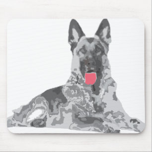 German black mouse pad