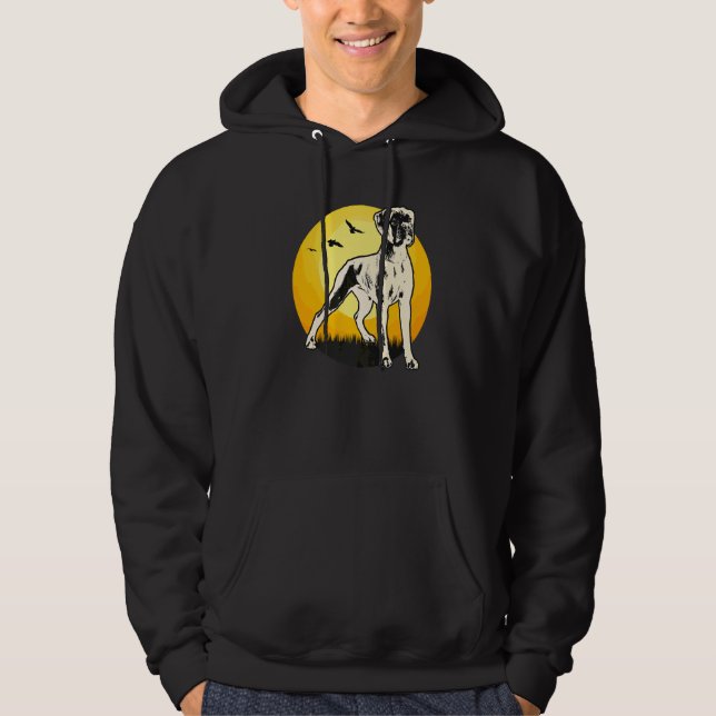 German Boxer Dog Breed  29 Hoodie (Front)