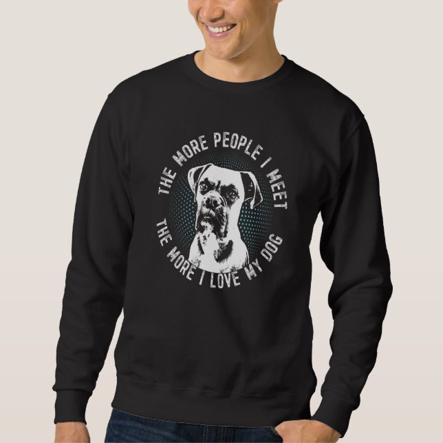 German Boxer Dog Breed  8 Sweatshirt (Front)