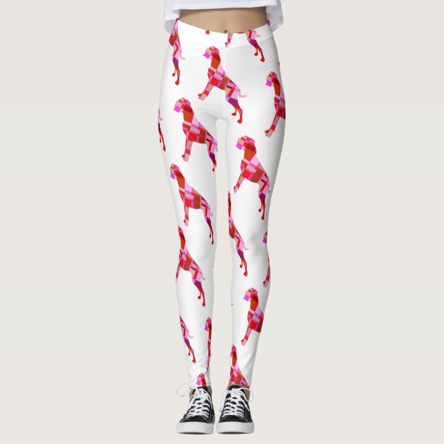 German Boxer Dog Leggings (Front)