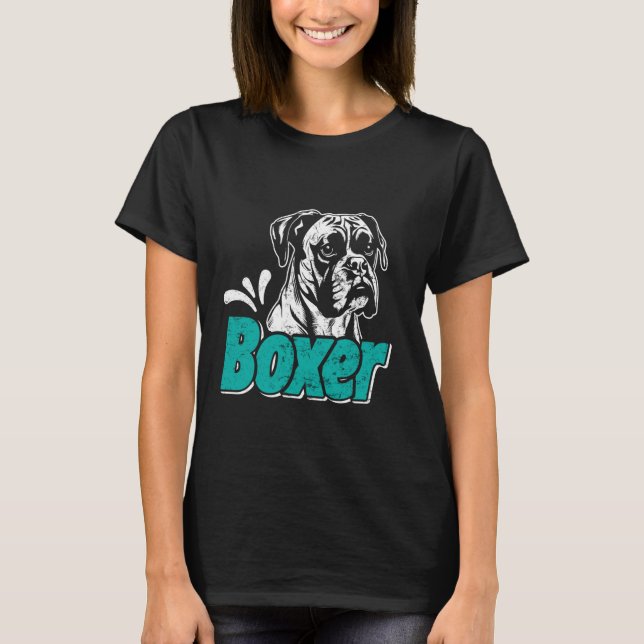 German Boxer Owner Boxer Dog Dad Men German Boxer  T-Shirt (Front)