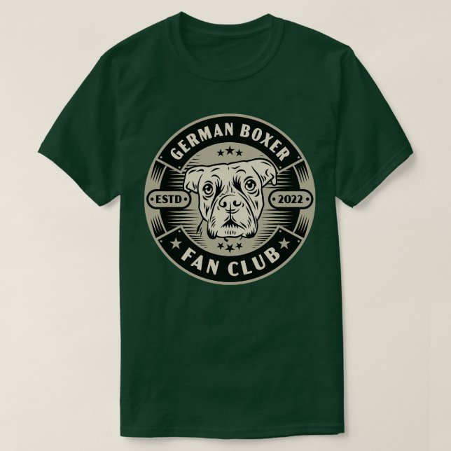 German Boxer T-Shirt (Design Front)