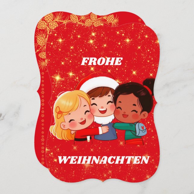 german card : Classmates Christmas  (Front/Back)