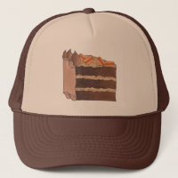 German Chocolate Cake Slice Birthday Party Piece