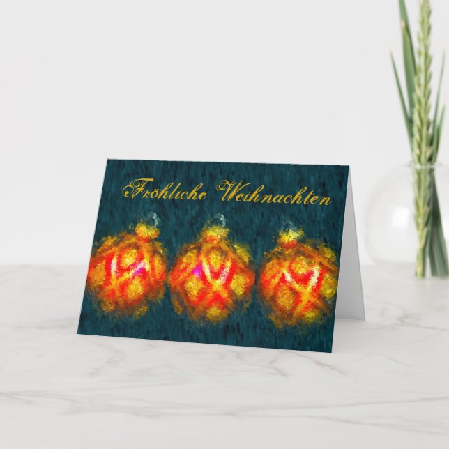 German Christmas Card (Front)