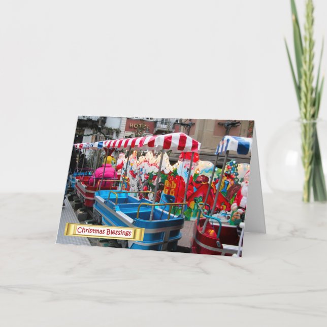 German Christmas, Heidelberg Christmas Transport Holiday Card (Front)