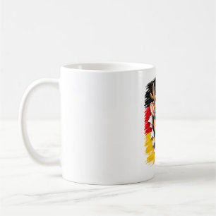 German Christmas Reindeer Coffee Mug