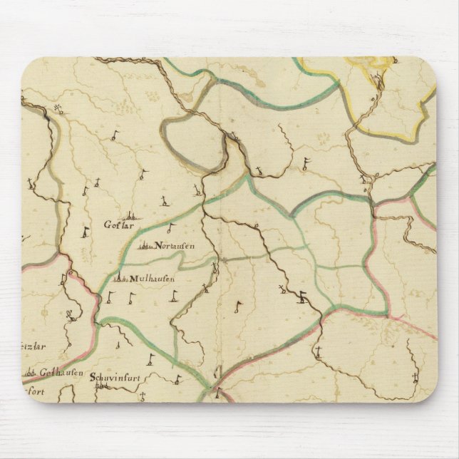 German Cities Mouse Pad (Front)