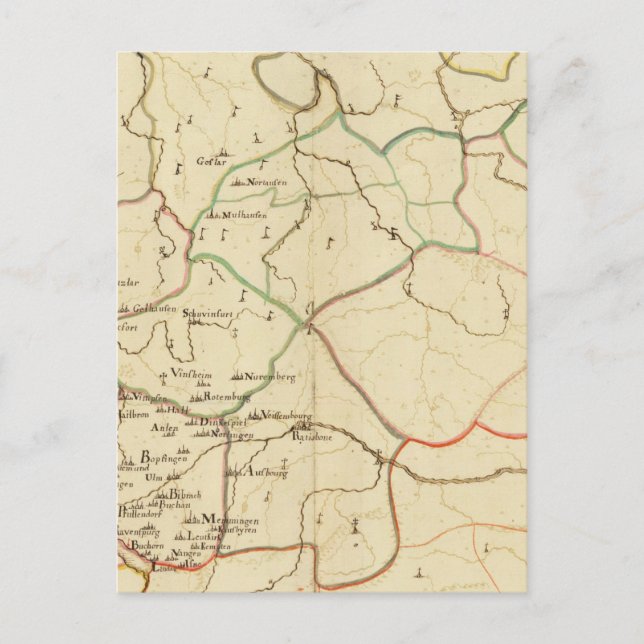 German Cities Postcard (Front)