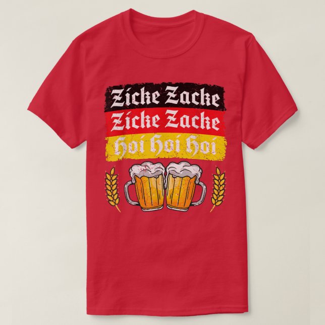 German Clothes American Oktoberfest Clothing Men W T-Shirt (Design Front)