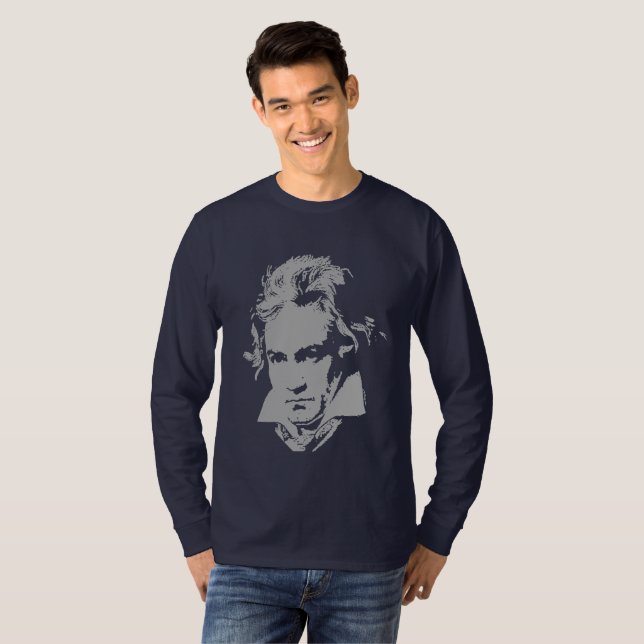 German Composer, Pianist Beethoven T-Shirt (Front Full)