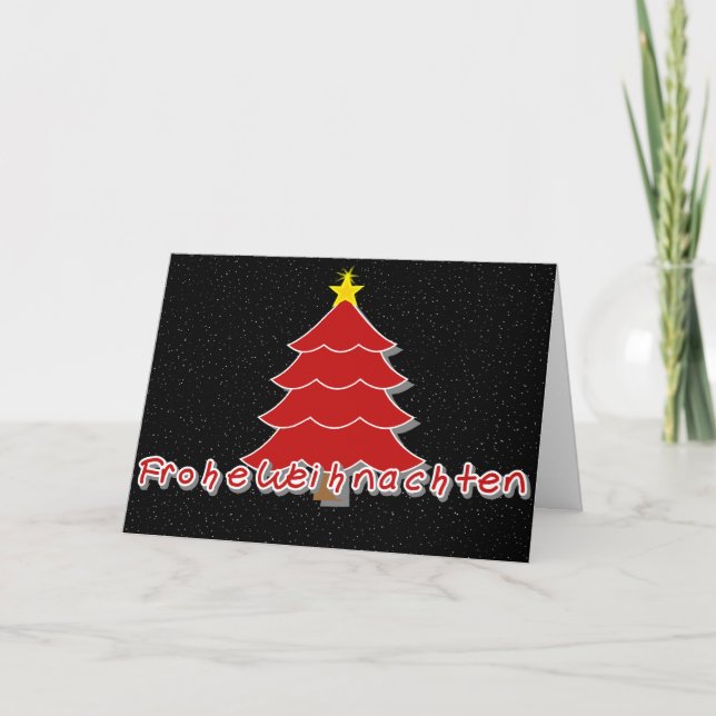German Cristmas Holiday Card (Front)