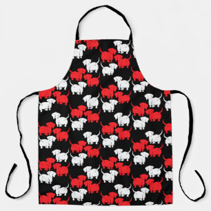 German Dachshund Dog Patterns Apron
