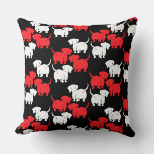 German Dachshund Dog Patterns Cushion
