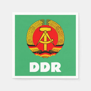 German Democratic Republic (DDR, GDR) East Germany Napkin