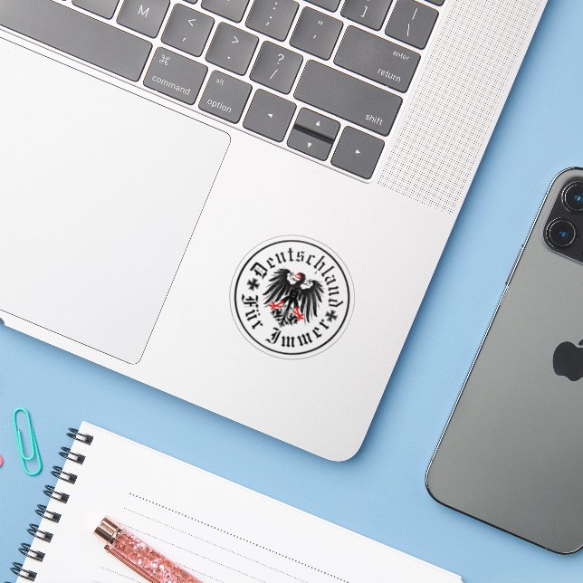 German/Deutschland Forever/eagle/iron cross (Laptop w/ iPhone)