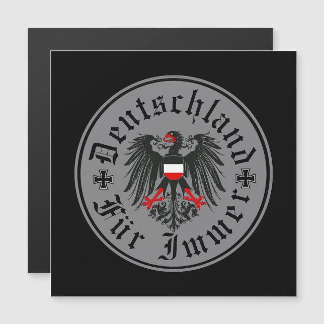 German/Deutschland Forever/eagle/iron cross (Front/Back)