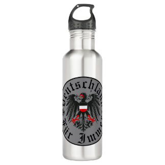 German/Deutschland Forever/eagle/iron cross 710 Ml Water Bottle