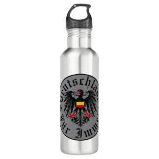 German/Deutschland Forever/eagle/iron cross 710 Ml Water Bottle