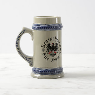 German/Deutschland Forever/eagle/iron cross Beer Stein