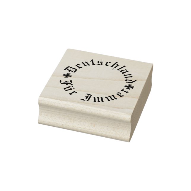 German/Deutschland fur immer/emblem Rubber Stamp (Stamp)
