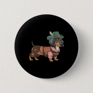 German Dog Dachshund Bavarian Weiner Sausage _1 6 Cm Round Badge