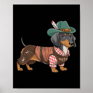 German Dog Dachshund Bavarian Weiner Sausage _1 Poster