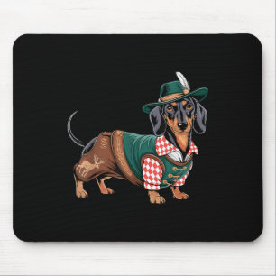 German Dog Dachshund Bavarian Weiner Sausage _7 Mouse Pad