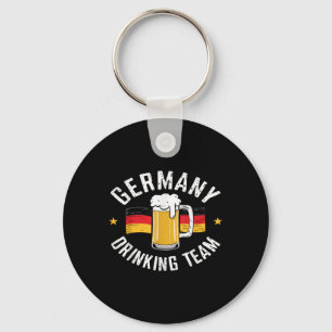 German Drinking Team Germany Flag Funny Gift Key Ring
