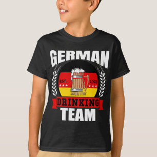 German Drinking Team Germany Flag Funny Oktoberfes T-Shirt