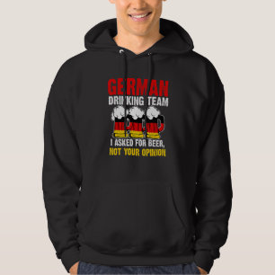 German drinking team I asked Germany drinking team Hoodie