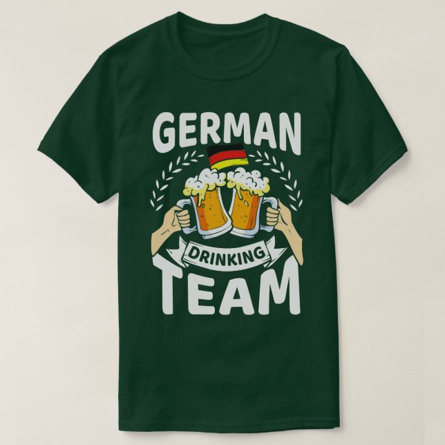 German drinking team T-Shirt (Design Front)