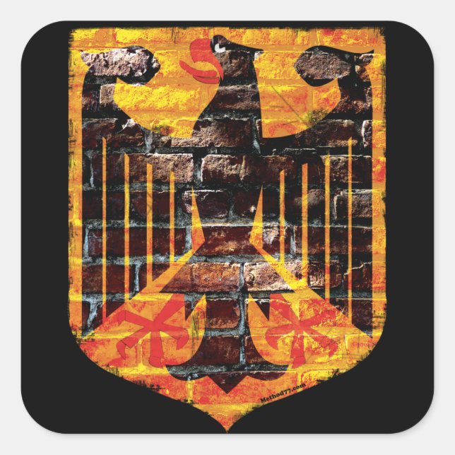 German Eagle Crest Stickers (Front)