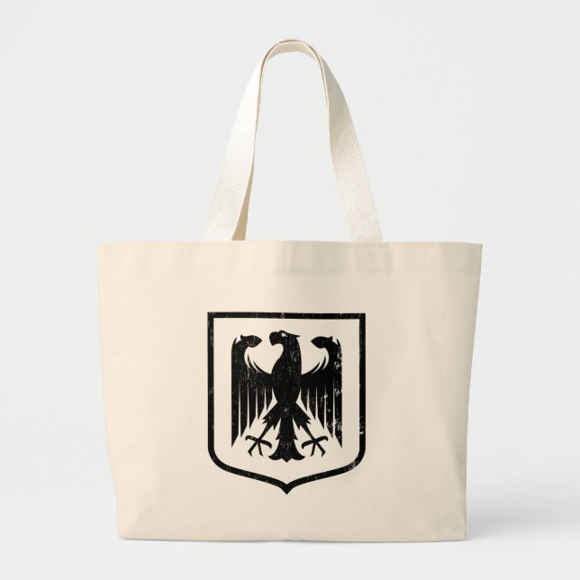 German Eagle - Deutschland coat of arms Large Tote Bag (Front)