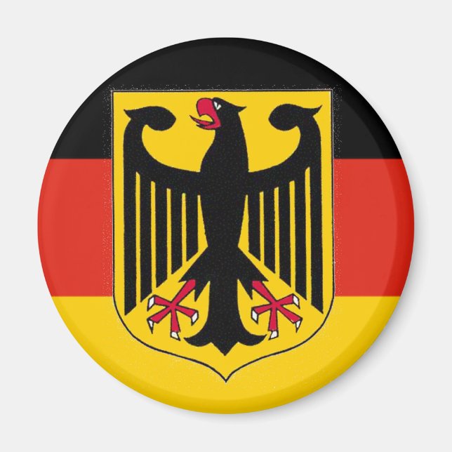 German Eagle Flag Magnet (Front)
