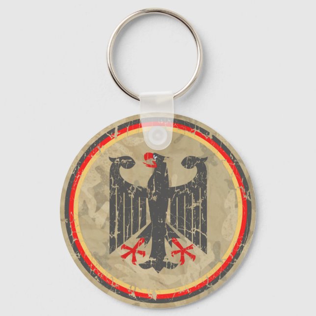 German Eagle Key Ring (Front)