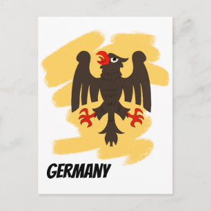 German Eagle Postcard