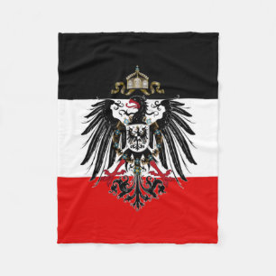 German Empire Flag Fleece Blanket