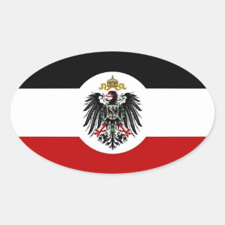 German Empire Oval Car Decal Sticker