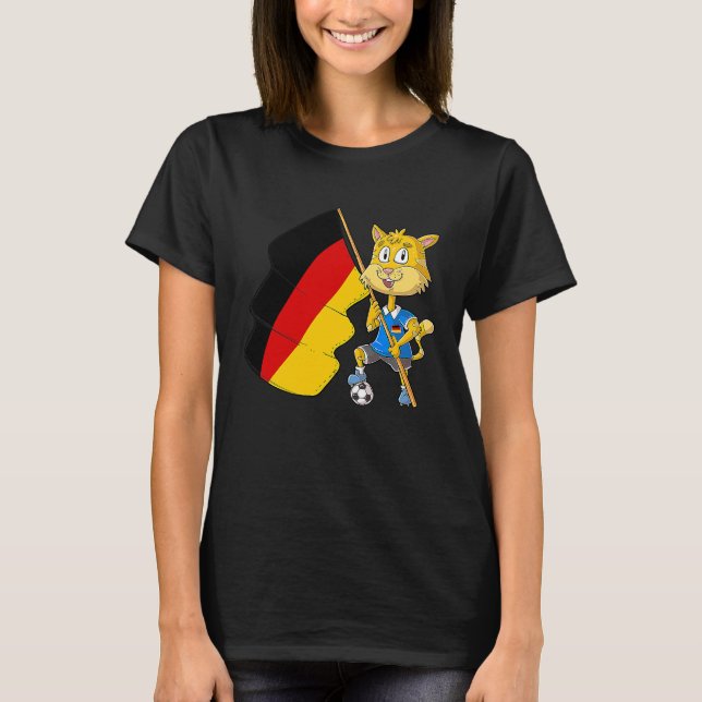 German fan cat T-Shirt (Front)