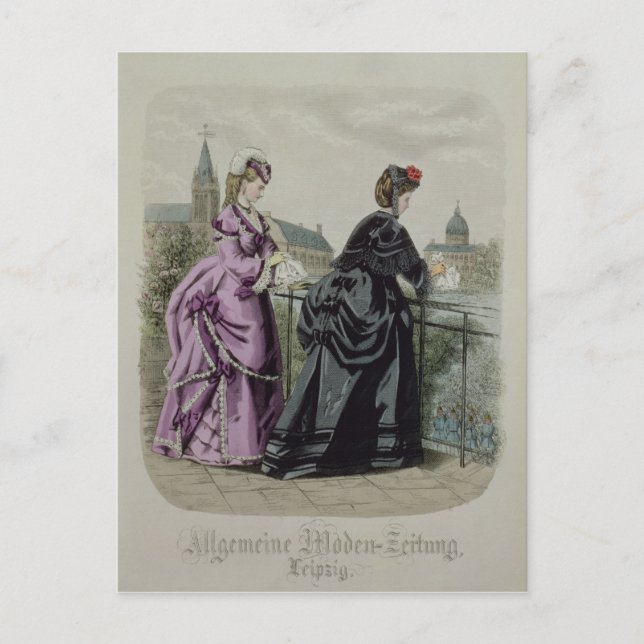 German fashions from Leipzig Postcard (Front)