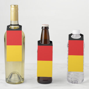German flag bottle tag