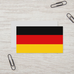 German flag business card