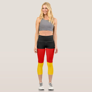 German flag capri leggings