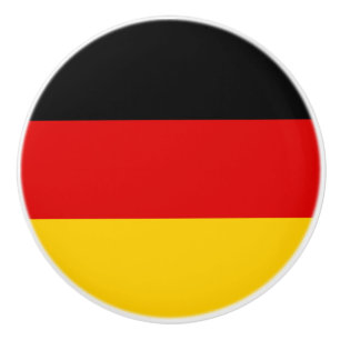 German flag ceramic knob