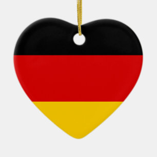 German Flag Ceramic Tree Decoration