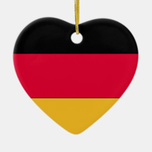 German Flag Ceramic Tree Decoration