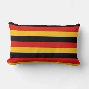 GERMAN FLAG COLORS LUMBAR CUSHION