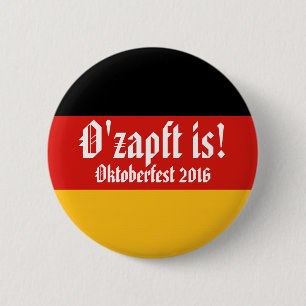 GERMAN FLAG COLORS your ideas 6 Cm Round Badge